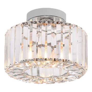 Таванно осветително тяло VETRO 1xE27/15W/230V Ø 24,5 см, матов хром