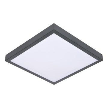 Таванно осветително тяло VITALI 2xE27/60W/230V 33x33 см антрацит