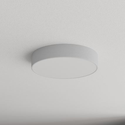 Таванно осветително тяло за баня с датчик CLEO, 3xE27/24W/230V, Ø 40 см, сиво, IP54