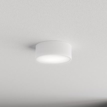 Таванно осветително тяло за баня със сензор CLEO 1xE27/24W/230V Ø 20 см IP54 бяло
