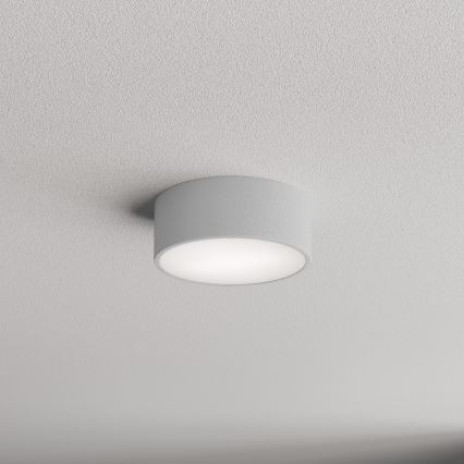 Таванно осветително тяло за баня със сензор CLEO 1xE27/24W/230V, Ø 20 см, IP54, сиво