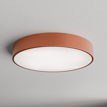 Плафон за баня със сензор CLEO, 4xE27/24W/230V, Ø 50 см, IP54, меден