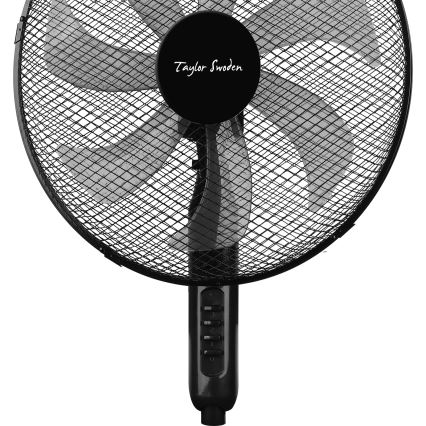 Taylor Swoden - Вентилатор на стойка 50W/230V 122 cm черен