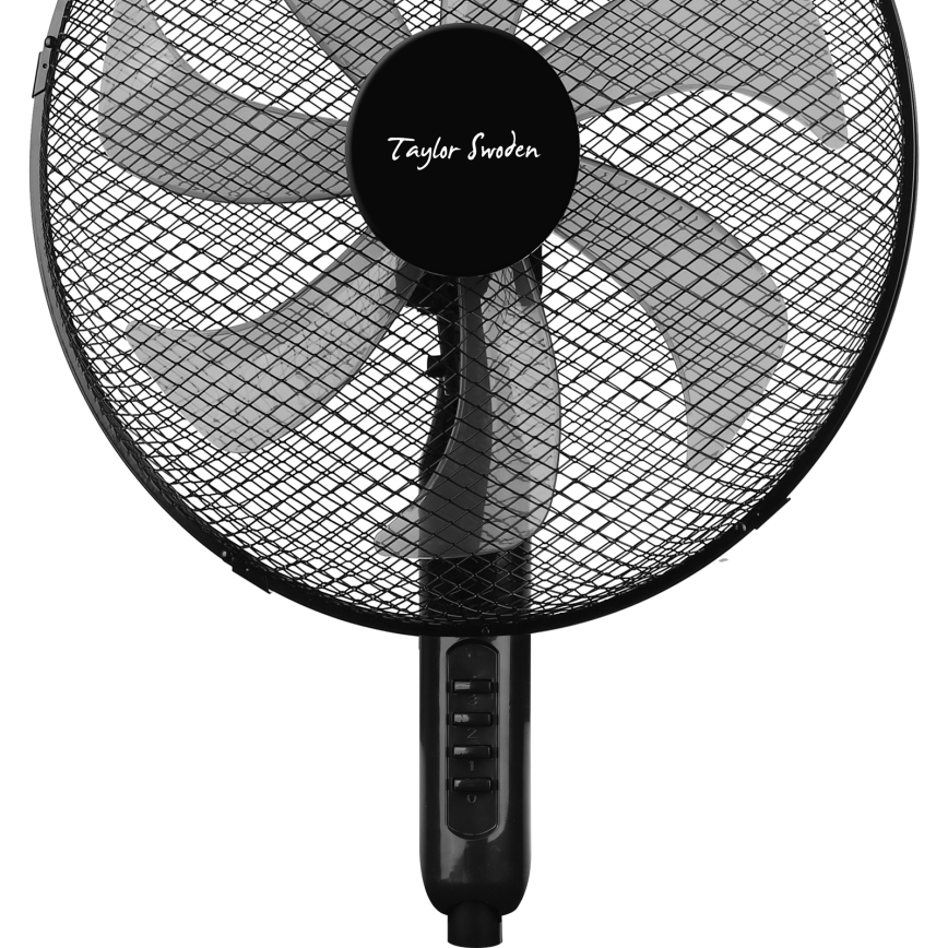 Taylor Swoden - Вентилатор на стойка 50W/230V 122 cm черен