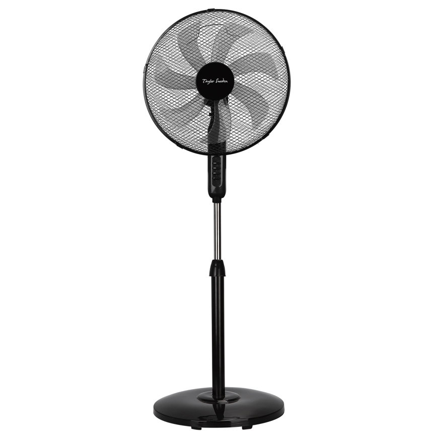 Taylor Swoden - Вентилатор на стойка 50W/230V 122 cm черен
