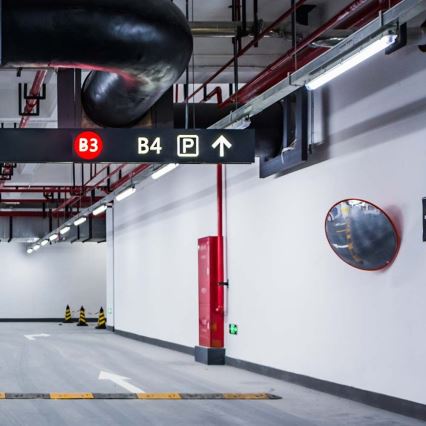 LED Техническо линейно осветително тяло със сензор за движение и за съмрак LED/48W/230V IP65 6500K 150 cm