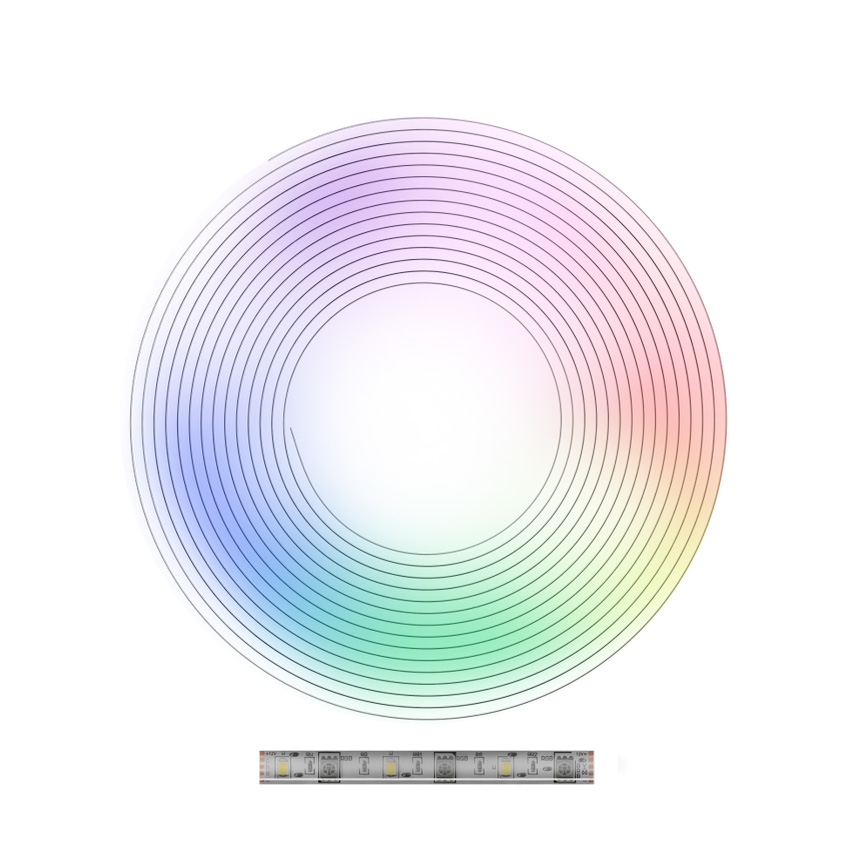 TechToy - LED RGB Екстериорна удължаваща смарт лента 3 м LED/10W Wi-Fi IP44