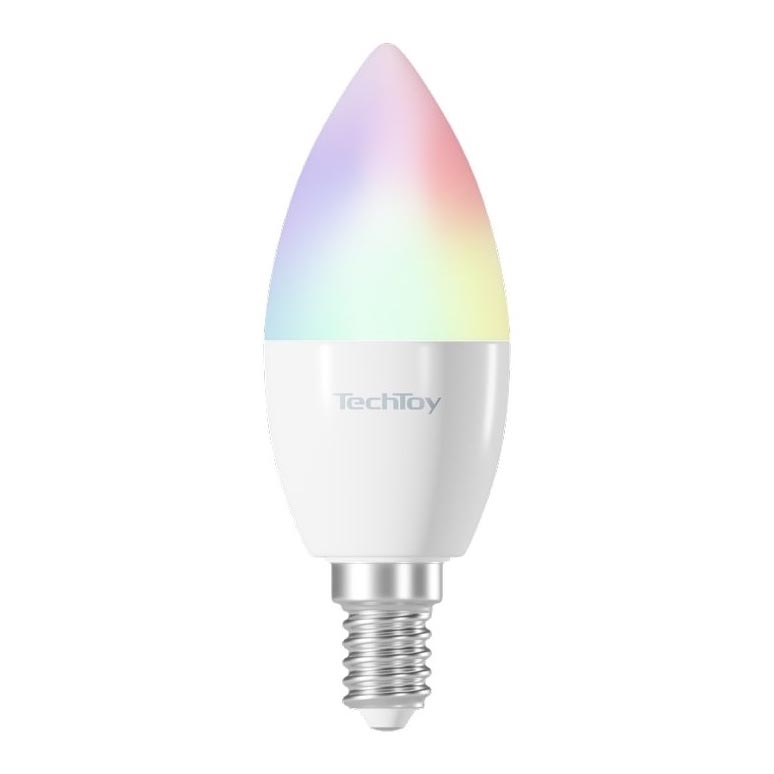 TechToy - LED RGB Смарт димируема крушка E14/4,4W/230V 2700-6500K Wi-Fi