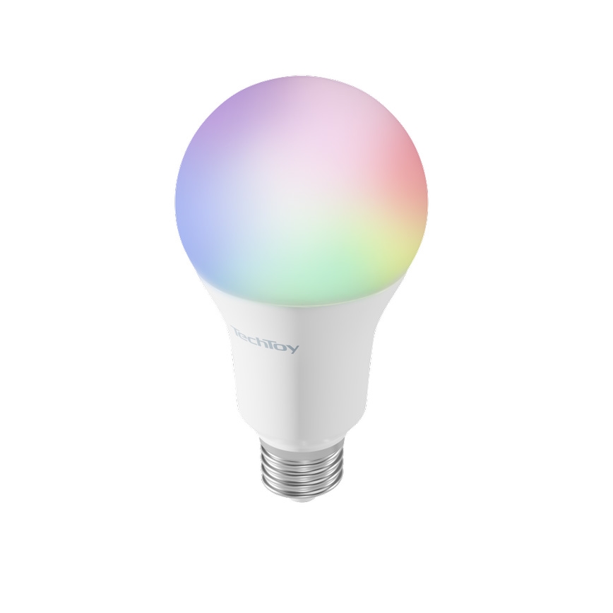 TechToy - LED RGB Смарт димируема крушка E27/11W/230V 2700-6500K Wi-Fi