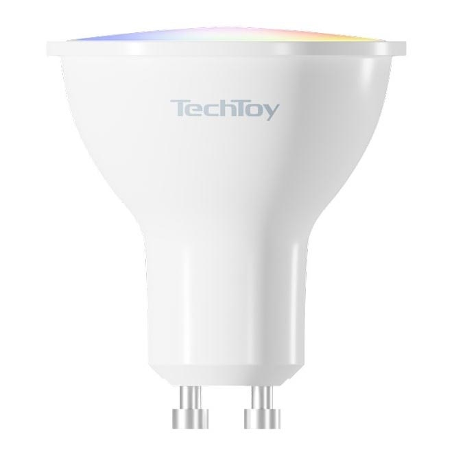 TechToy - LED RGB Смарт димируема крушка GU10/4,5W/230V 2700-6500K Wi-Fi