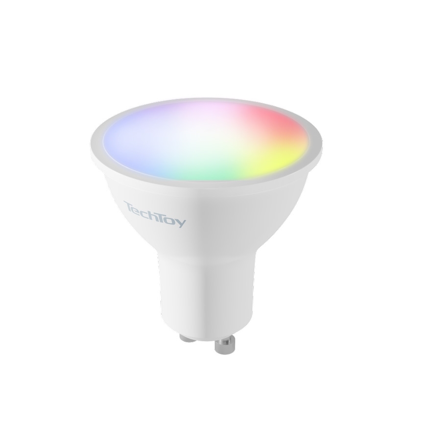 TechToy - LED RGB Смарт димируема крушка GU10/4,5W/230V 2700-6500K Wi-Fi