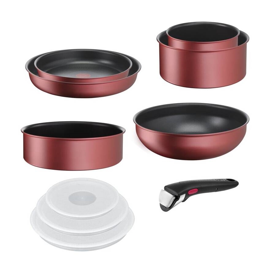 Tefal - 10-частов комплект кухненски съдове INGENIO DAILY CHEF, меден