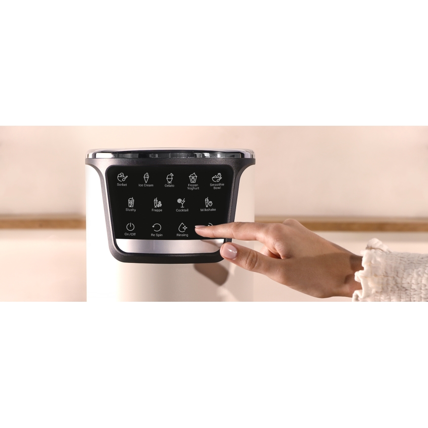 Tefal - Машина за сладолед DOLCI 6W/230V 1 л бежова