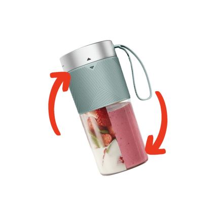 Tefal - Блендер за смути BLENDFORCE 50W/5V 1200 mAh мента