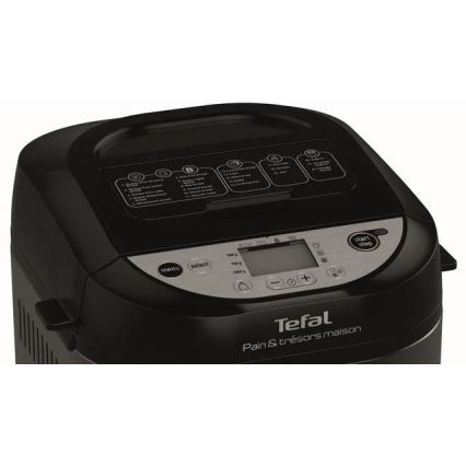 Tefal - Домашна хлебопекарна PAIN&TRESORS 700W/230V черна