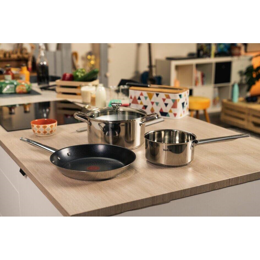 Tefal - Дълбок тиган с капак COOK EAT 24 см