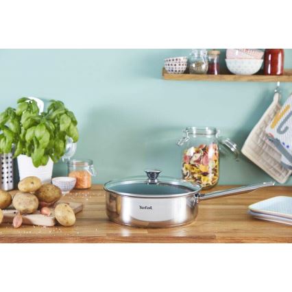 Tefal - Дълбок тиган с капак COOK EAT 24 см
