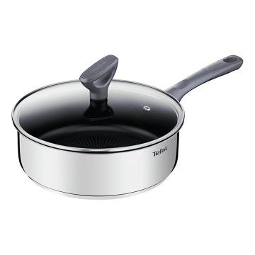 Tefal - Дълбок тиган с капак DAILY COOK 24 см