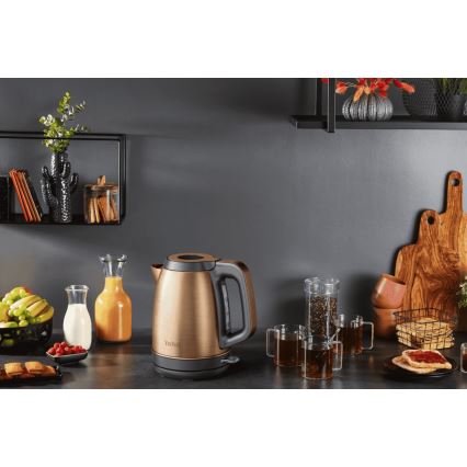 Tefal - Електрическа кана COPPERTINTO 1,7 l 2400W/230V