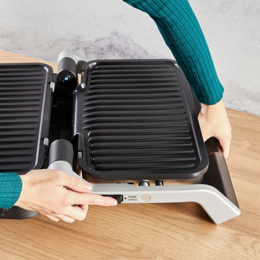 Tefal - Електрически грил OPTIGRILL 2в1 2000W/230V