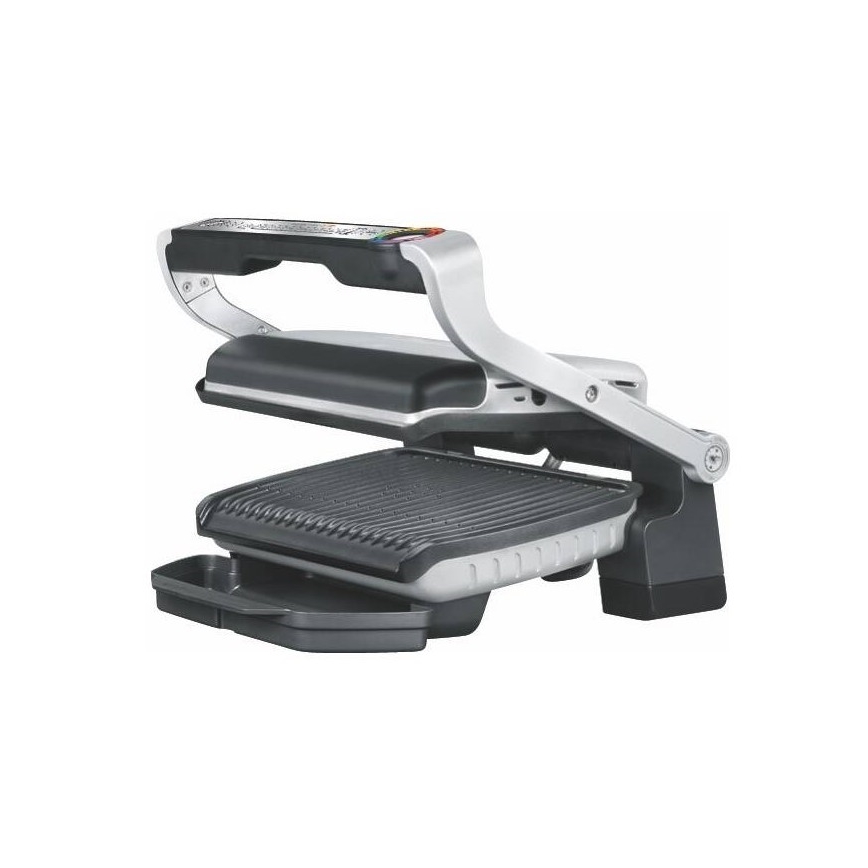 Tefal - Електрически грил OPTIGRILL+ INOX WAFFLES 2000W/230V черен/хром