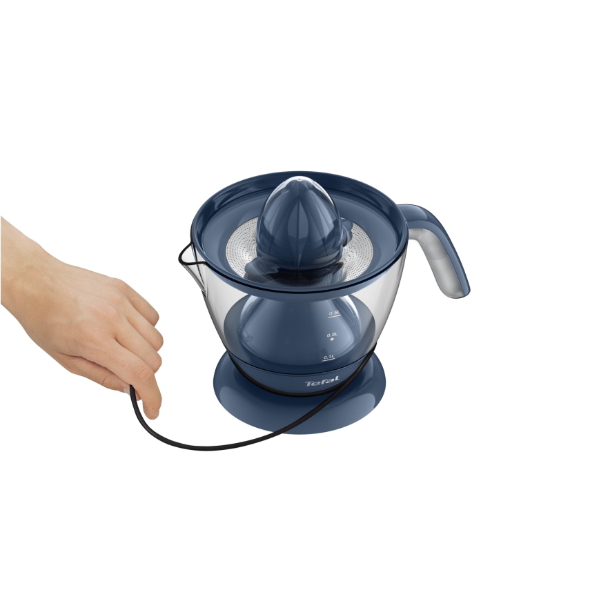 Tefal - Електрическа преса за цитрусови плодове MORNING CITRUS PRESS 0,8 л 25 W/230 V синя