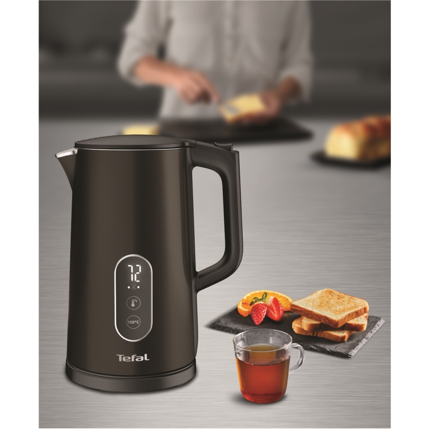Tefal - Електрическа кана DIGITAL 1,7 л 1800 W/230 V