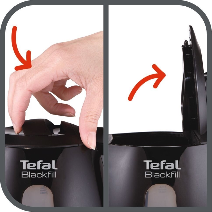 Tefal - Електрическа кана EXPRESS 1,5 л 2400 W/230 V