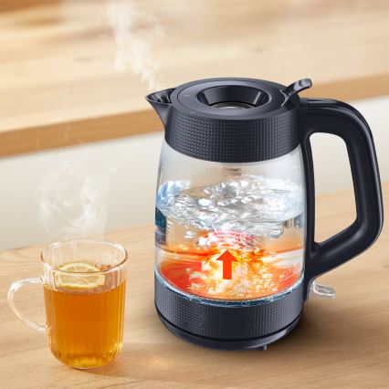 Tefal - Електрическа кана MORNING GLASS 1,7 л 2000W/230V