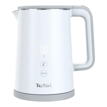 Tefal - Електрическа кана SENSE 1 л 1800W/230V бяла