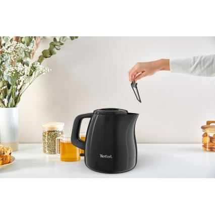 Tefal - Електрическа кана VITA 0,8 l 2400W/230V черна