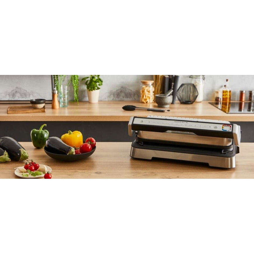 Tefal - Електрически грил OPTIGRILL 2в1 2000W/230V