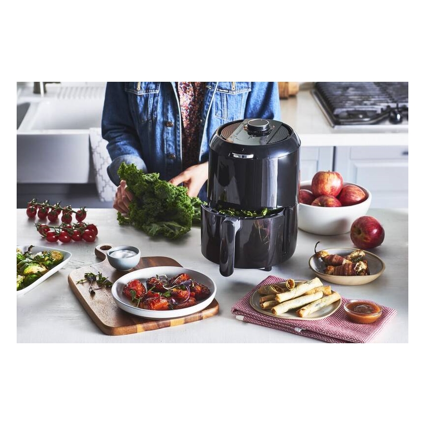 Tefal - Еър фрайър 1,6 l EASY FRY COMPACT 1030W/230V черен