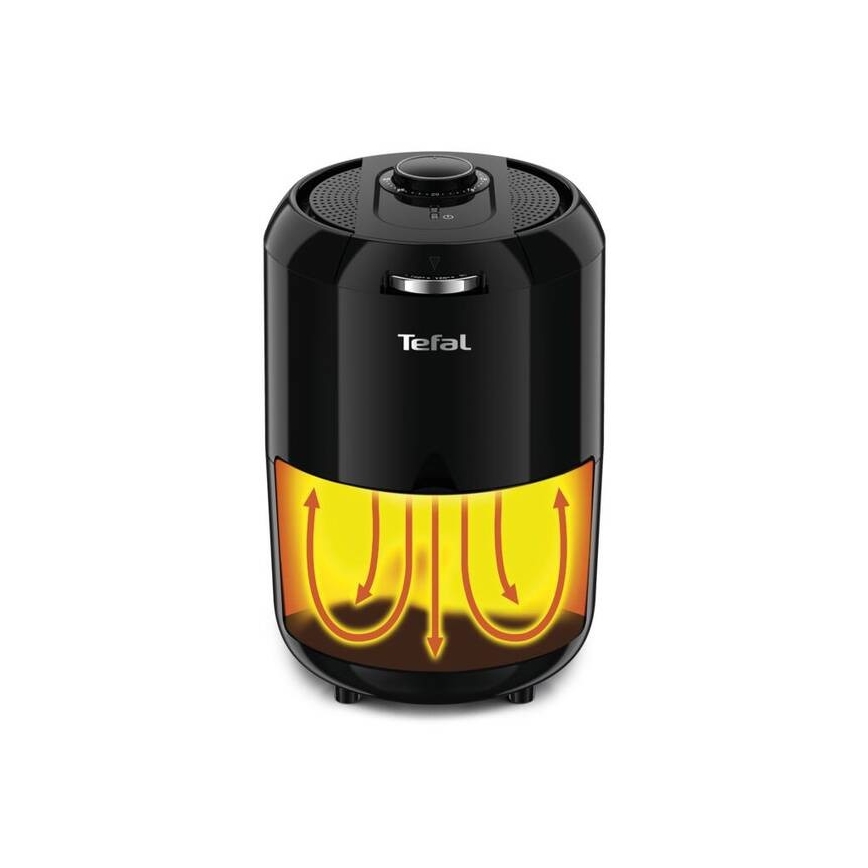Tefal - Еър фрайър 1,6 l EASY FRY COMPACT 1030W/230V черен