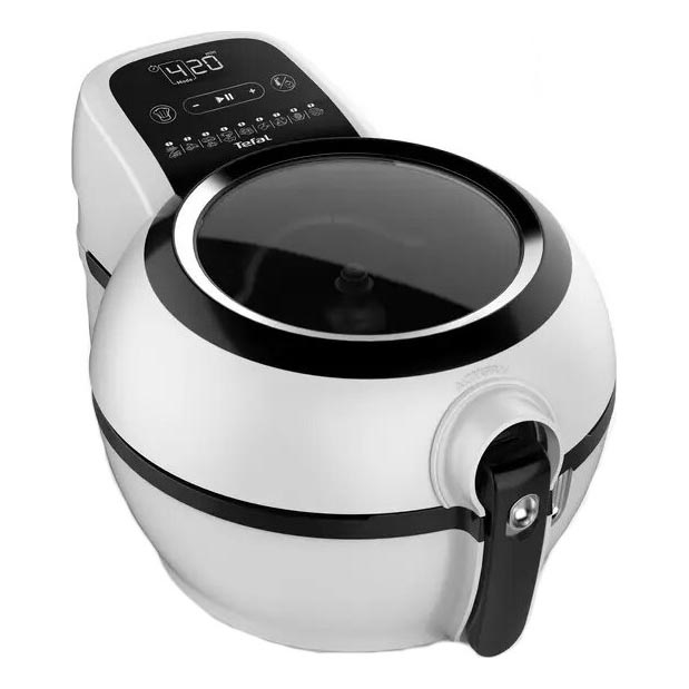 Tefal - Еър фрайър ACTIFRY GENIUS DUAL MOTION 1,2l 1350W/230V бял