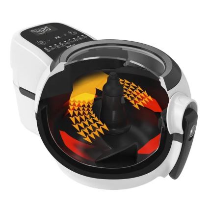 Tefal - Еър фрайър ACTIFRY GENIUS DUAL MOTION 1,2l 1350W/230V бял