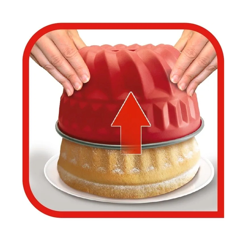 Tefal - Форма за торта DELIBAKE 22 см червен