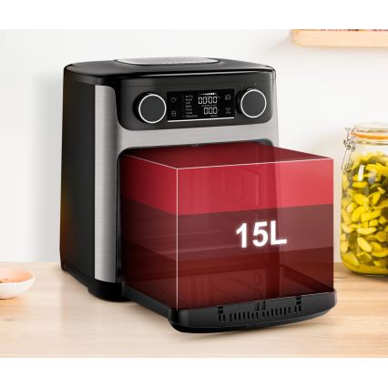 Tefal - Фритюрница с горещ въздух 15 л EASY FRY 9 в 1 1800W/230V