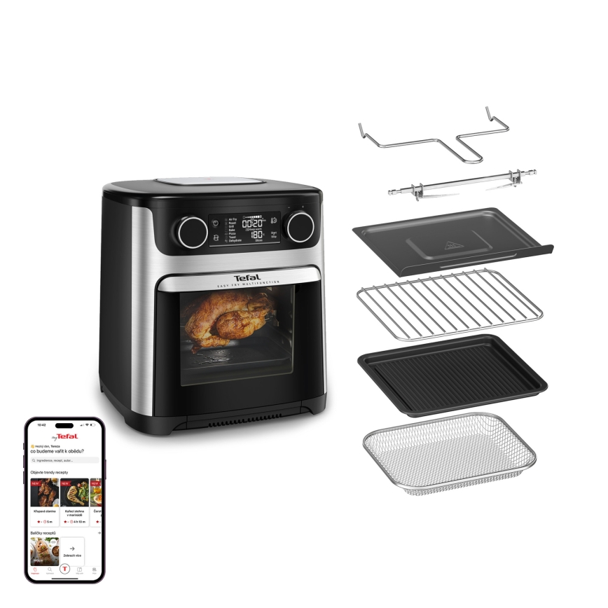 Tefal - Фритюрница с горещ въздух 15 л EASY FRY 9 в 1 1800W/230V