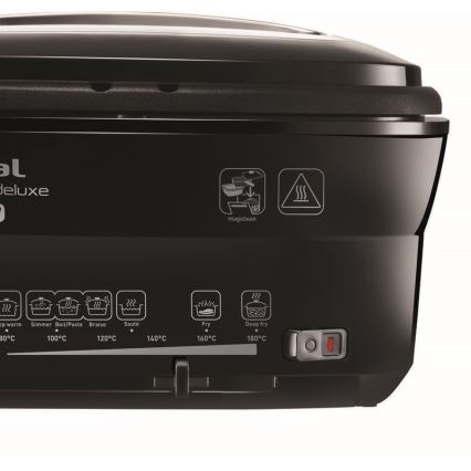 Tefal - Фритюрник 2 l VERSALION DE LUXE 7в1 1600W/230V черен