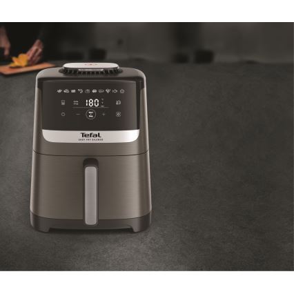 Tefal - фритюрник с горещ въздух 5 l EASY FRY SILENCE COAL 1400-1670W/230V