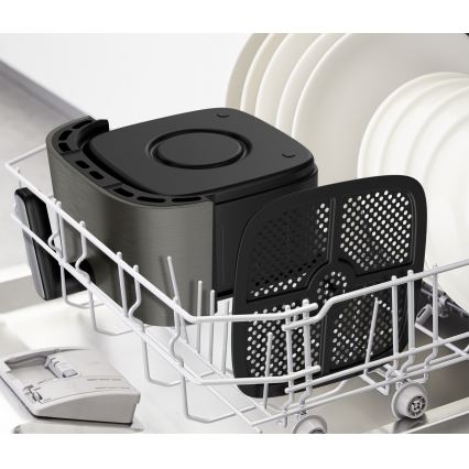 Tefal - фритюрник с горещ въздух 5 l EASY FRY SILENCE COAL 1400-1670W/230V