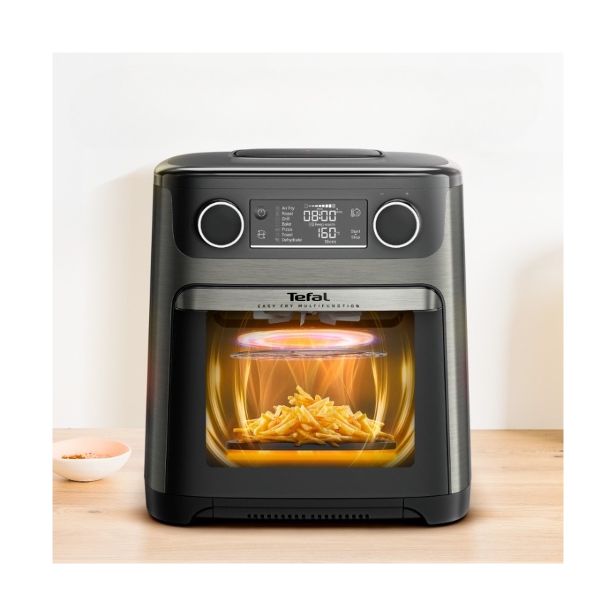 Tefal - Горещовъздушна фритюрница 15 л EASY FRY 9 в 1 1800 W/230 V черна