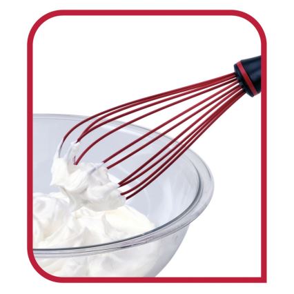 Tefal - Готварска бъркалка INGENIO черен/червен