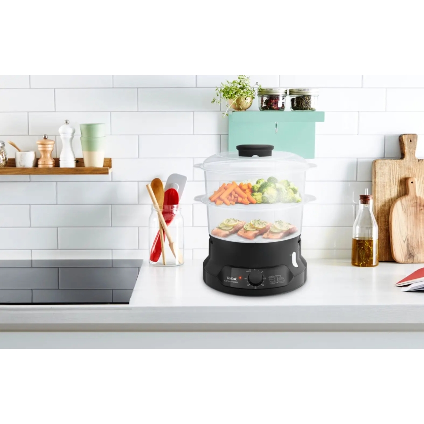 Tefal - Готварска печка за готвене на пара 6 l MINI COMPACT 800W/230V