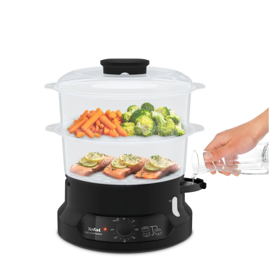 Tefal - Готварска печка за готвене на пара 6 l MINI COMPACT 800W/230V