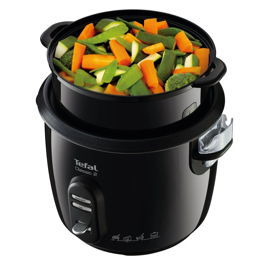 Tefal - Готварска печка за ориз CLASSIC 600W/230V 5 l черен