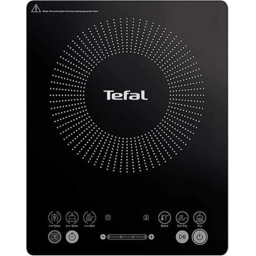 Tefal - Индукционна печка EVERYDAY SLIM 2100W/230V черен