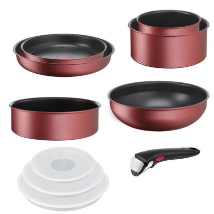 Tefal - Комплект съдове за готвене 10 части INGENIO DAILY CHEF меден