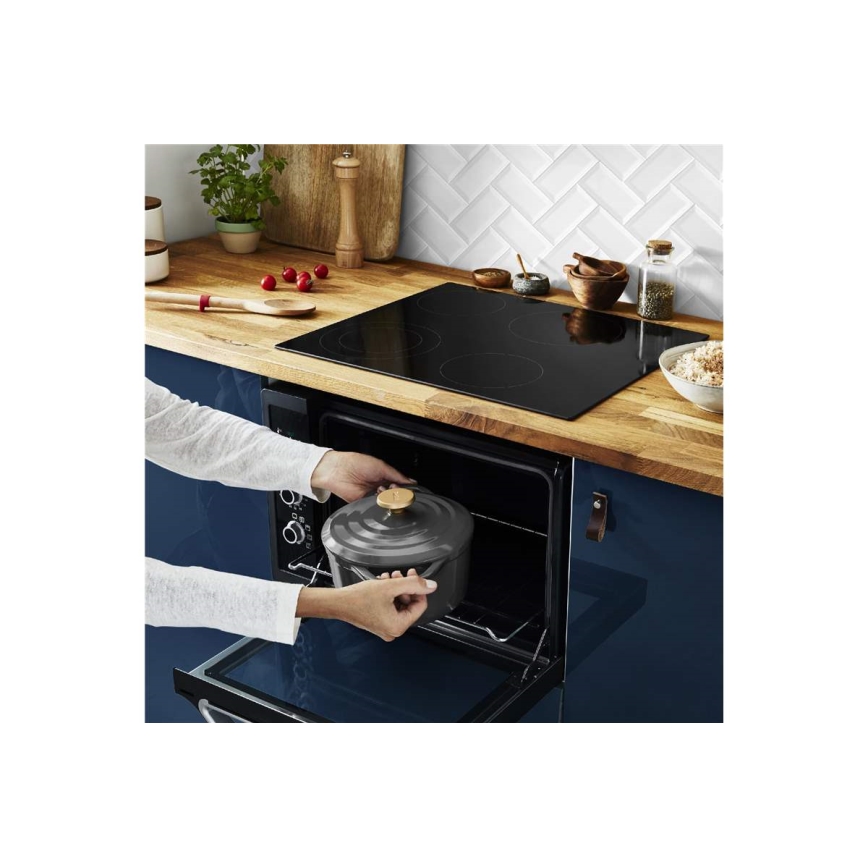 Tefal - Тенджера с капак AIR 20 см антрацит